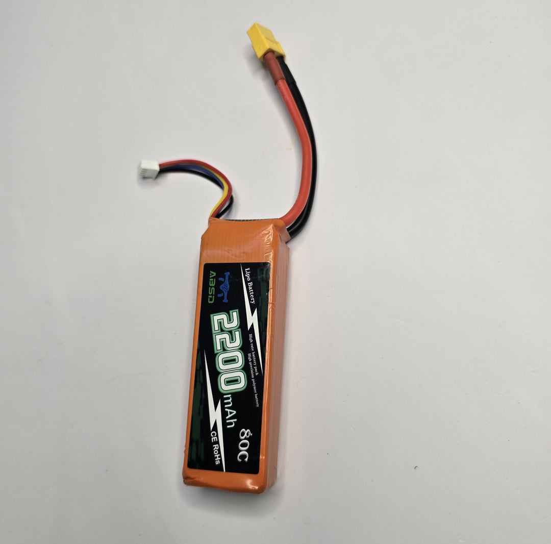 Lipo battery 2200mAh 80C